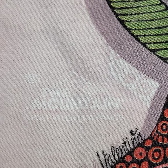 Western Skull Flower Art Shirt Medium 20x28 The-Mountain - Picture 9 of 14